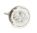 Clear Bubbles Round Glass Dresser Drawer, Door, Cabinet Knob - Pack of 12
