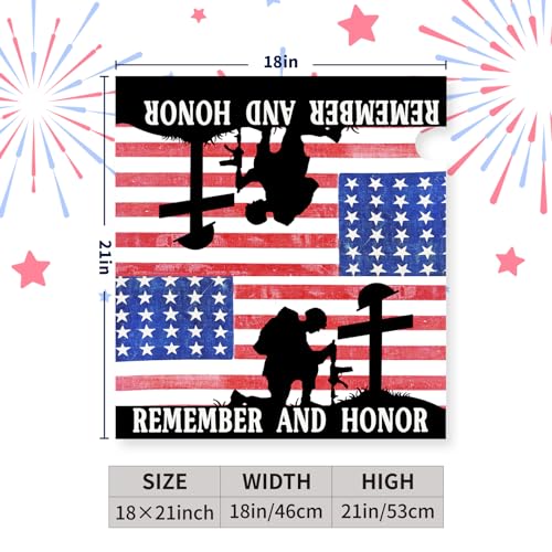 image for Dacawin Memorial Day Mailbox Cover Patriotic American Stripes Stars Fr
