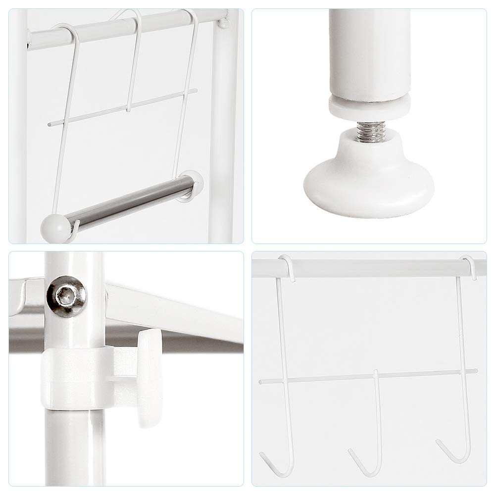 3-laags, WC-plank, badkamerrek boven het toilet, toiletplank (Wit 3-laags, WC-plank, badkamerrek boven het toilet, toiletplank (Wit