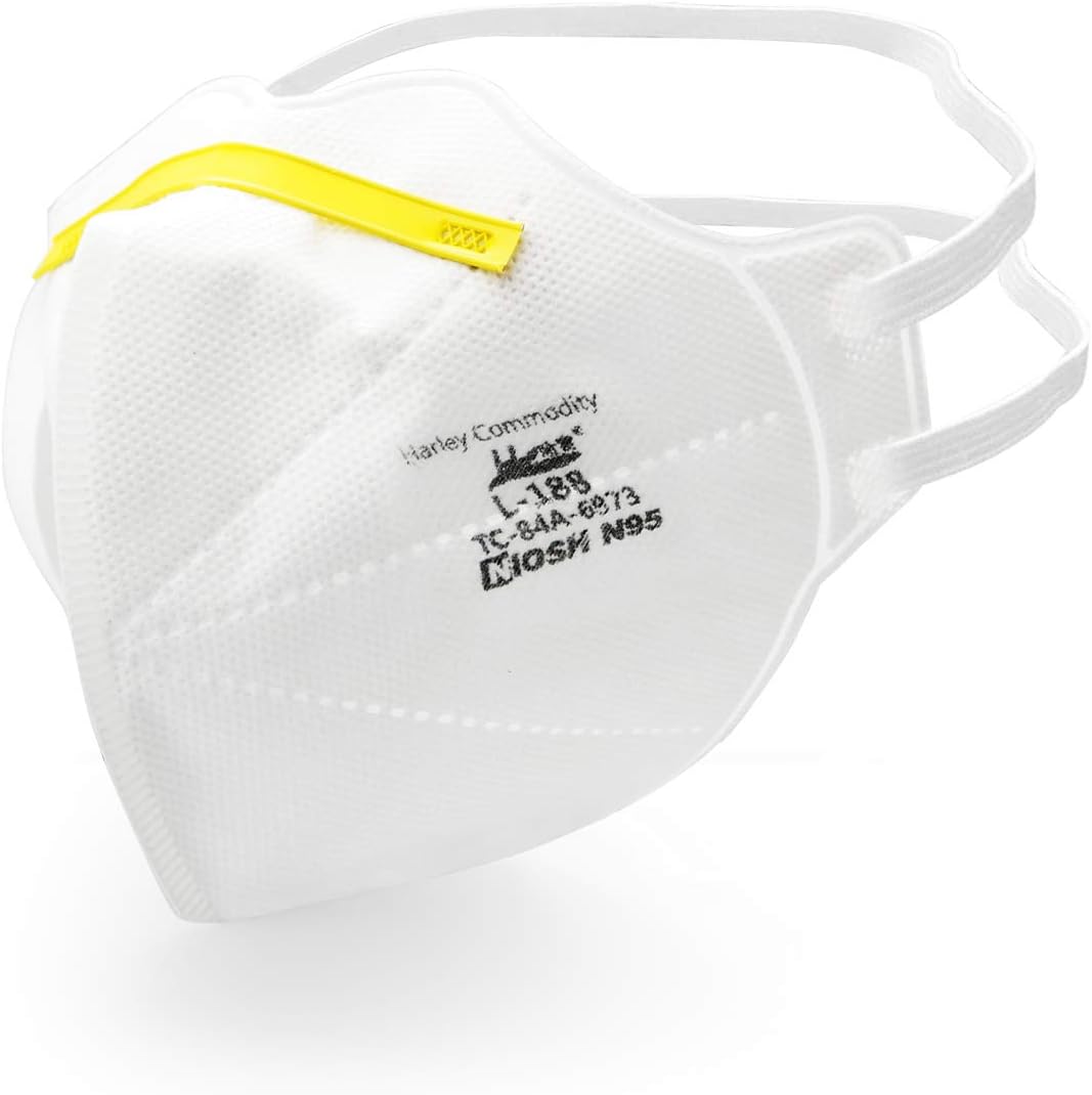 NIOSH Certified N95 Mask Particulate Respirators - Pack of 20 N95 Face Masks