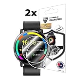 for LEMFO LEMX SmartWatch Screen Protector (2 Units) Invisible Ultra HD Clear Film Anti Scratch Skin...