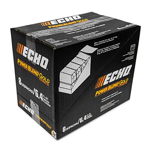 48PK Echo Oil 6.4 oz Bottles 2 Cycle Mix for 2.5 Gallon – Power Blend 6450025