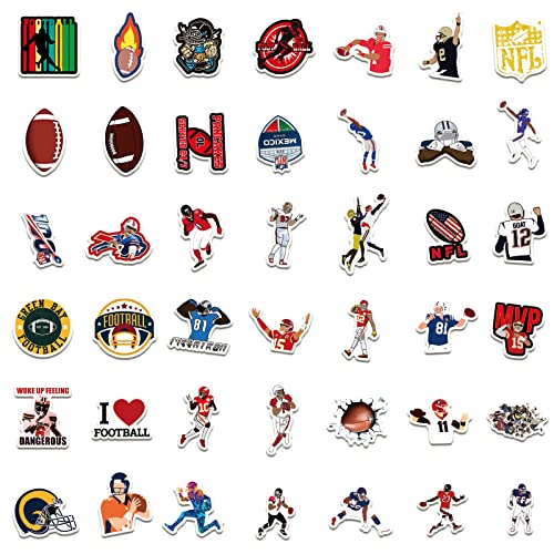 Waio Sports Stickers 200Pcs Football Baseball Volleyball Bowling 4 In 1 Mixed Ball Waterproof Vinyl Decors For Children For Water Bottle Laptop Luggage Desk Hydroflask Case Phone #TOP1