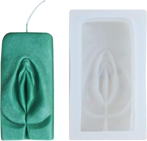 Molde para velas, molde de vela 3D duradero para órganos del cuerpo femenino, cuidado del cuerpo femenino y ámate a ti mismo, moldes especiales de