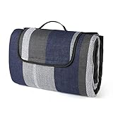 SKYSPER Picknickdecke 200x200CM Stranddecke Strandmatte Wasserdicht isolierte Picnic Blanket Ultraleicht Sandfrei Outdoor Decke Weich Tragbar für Beach Camping Reisen