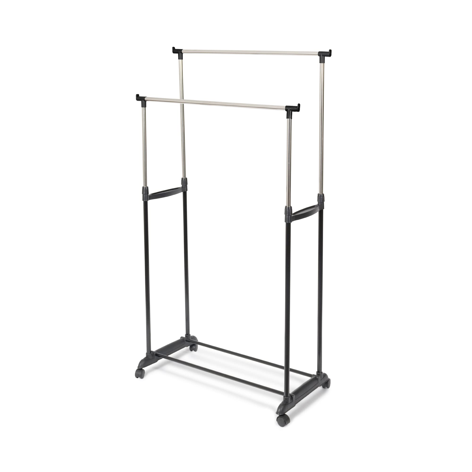 Penderie mobile ZEPH Compactor noir portant télescopique pour vêtements