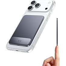 iWALK PowerGrip Zero, 3.42oz Ultra Lightweight Magnetic Power Bank for iPhone, 5000mAh MagSafe Portable Charger, 0.27in Ultra Slim Wireless Battery Pack for iPhone 18/17/16/15/14/13/12 Series