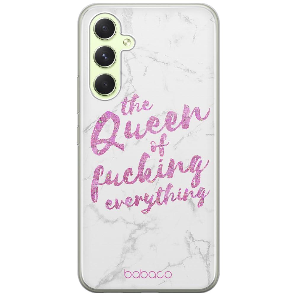 Babaco ERT GROUP mobile phone case for Samsung A54 5G original and officially Licensed pattern Queen 003 optimally adapted to the shape of the mobile phone, case made of TPU