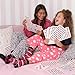 Mad Dog Girl's Pajama Pants - 2/3 Pack, Soft Micro Fleece Fashion Sleepwear Lounge. Sizes: 6-16, 2 Pack, 8, Leopard/Dots