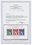  Goldhahn Berlin Block 1 I postfrisch ** mit Fotoattest Schlegel Briefmarken für Sammler