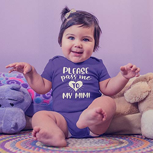Please Pass Me to My Mimi Baby Romper Or Toddler Shirt Funny Mimi Baby Clothes for Grandma2