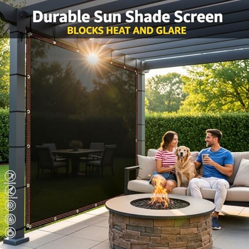 Filet de protection solaire résistant aux UV avec œillets - 8