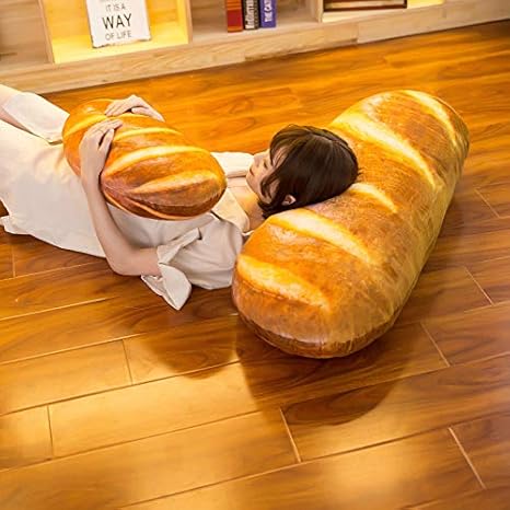 Amazon ぬいぐるみ パン クッション おもしろグッズ おもしろクッション 抱き枕 だきまくら 食物 食べ物 クリスマス プレゼント ギフト 景品 100cm ぬいぐるみ おもちゃ