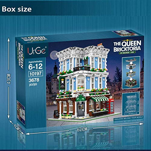 KEKRAV Queen Bar Building Set, Housemodular Building, Street View Architecture Model, 3678pcs Bausteine, die mit Lego… – Bild 7