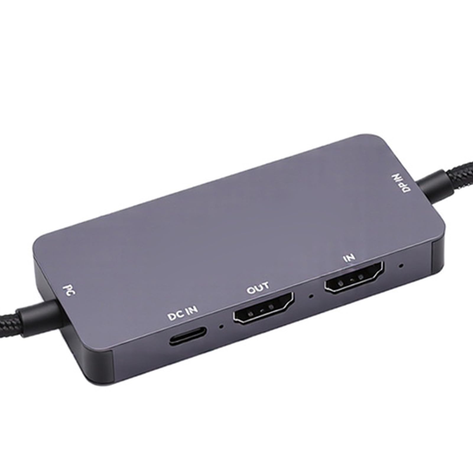 Karta Przechwytywania Wideo, Interfejs Multimedialny HD i Zewnętrzna Karta Nagrywania z Wejściem Typu C, Urządzenie Przechwytujące USB A/C 4K 60 Hz do Przesyłania Strumieniowego, Gier i