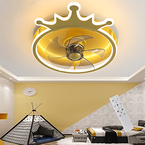 Ventilateur de plafond LED dimmable et silencieux avec appli