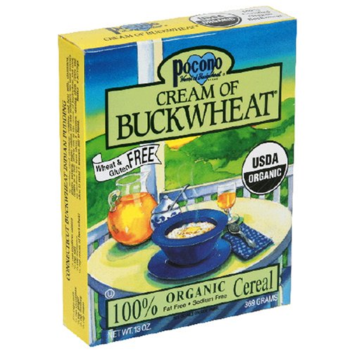 Pocono Cream Of Buckwheat, 100% Organic Cereal. 13-Ounce Boxes (Pack Of 12) #TOP3