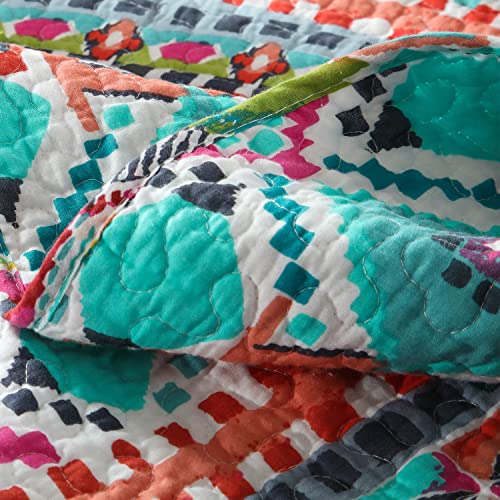 Newlake Cotton Bedspread Quilt Sets-Reversible Patchwork Coverlet Set,Boundless Universe Pattern,Queen Size #TOP7