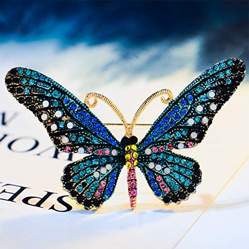 Women Brooch Set Crystal Pin Christmas Gifts Stocking Stuffers Vintage Animal Insect Elegant Flower Pins Brooches Bulk For Women Girls Set-A #TOP1