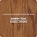 General Finishes Oil Based Penetrating Wood Stain, 1/2 Pint, Danish Teak