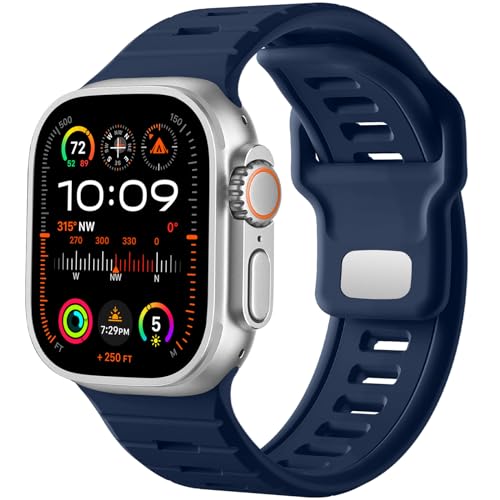 Odbeai Silicone Sport Band — 42–49mm, All Apple Watch Series & Ultra