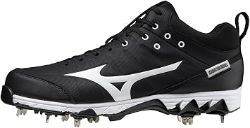 Mizuno Mens 9-Spike Ambition 2 Mid Baseball Shoe