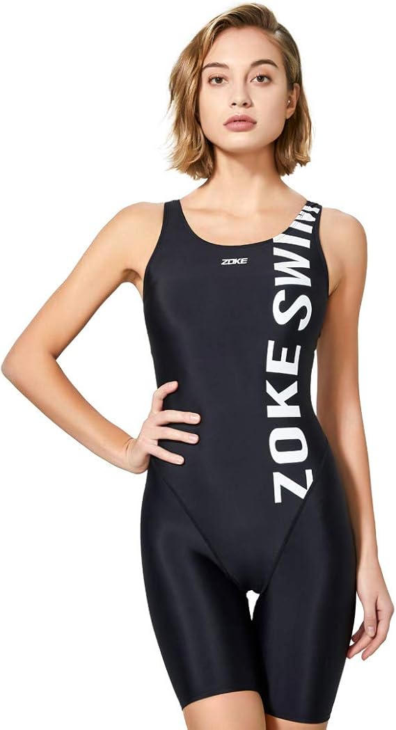 Amazon Karrackレディースワンピース水着 肌に優しい スリム フラット ワンピース 通販