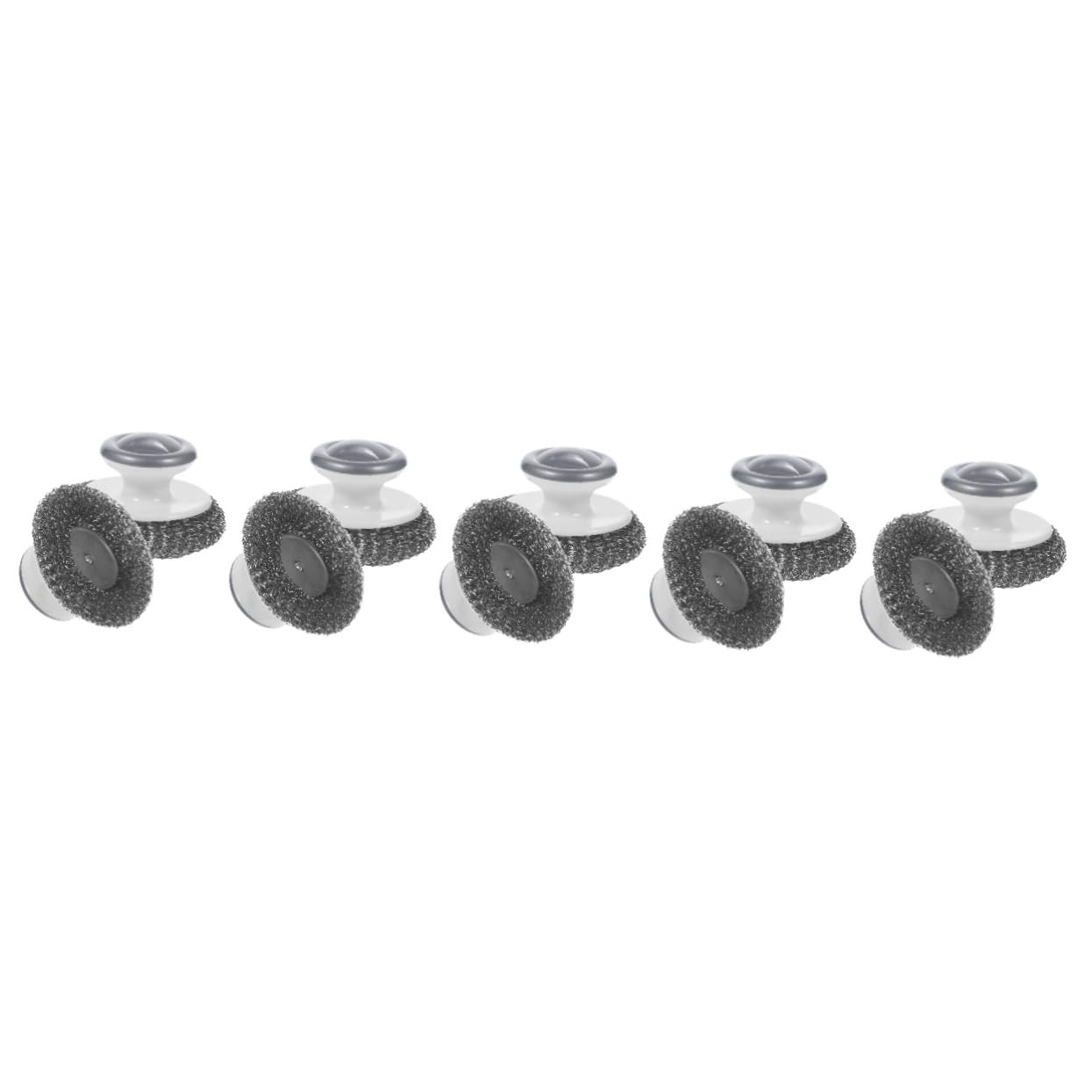 Healeved 10piezas Cepillo De Cocina De Inoxidable Mango Fregador Multiusos para Platos y Superficies Diseño Ergonómico y Antideslizante Resistente y Duradero para Limpieza Efectiva