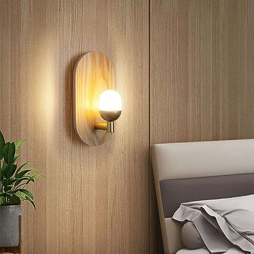 HAZARA lámpara de pared moderna estilo casa de campo con luz regulable 3