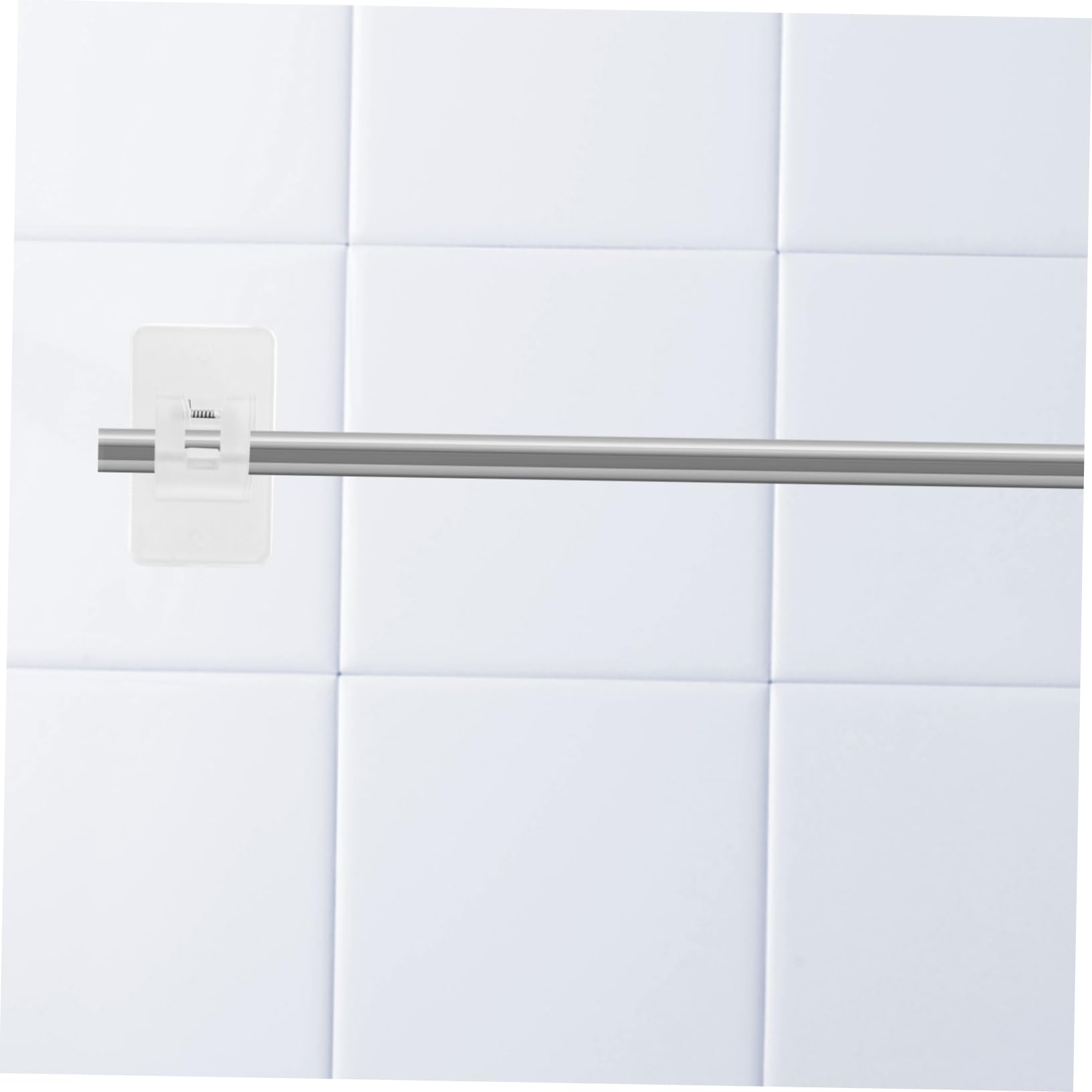 PRETYZOOM 4 Ensembles Support De Tringle À Rideau Supports De Tringle À Rideau Crochets De Tringle À Rideau sans Perçage pour À Coucher Support De Tringle À Serviette 4 pièces * 4
