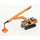 ▲超精密！HITACHI 1/50 日立建機 ZX330LC-7 ZX330-7 Construction Machinery Telescopic Excavator ショベル 重機 油圧ショベル