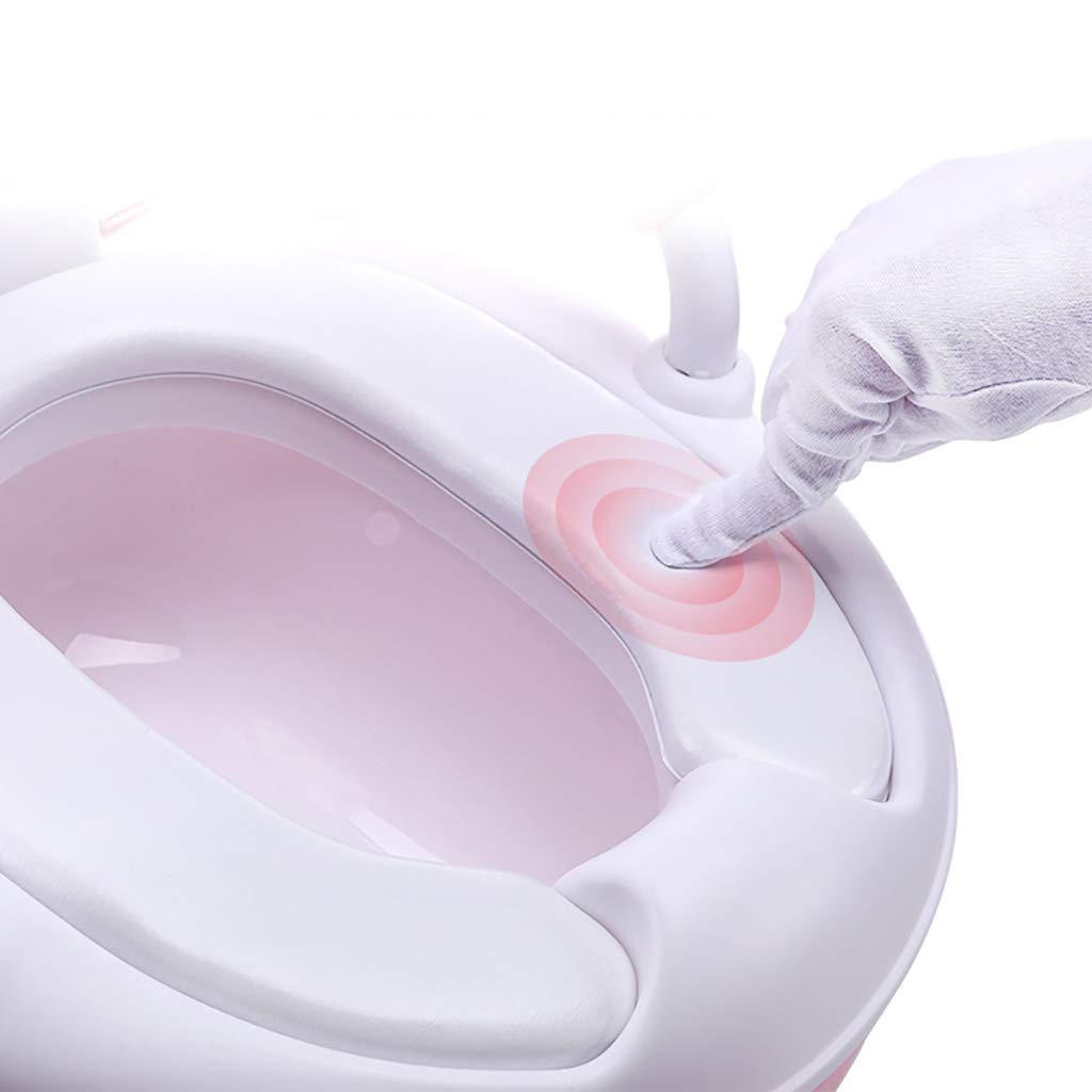 Vasino Portatile, WC da Viaggio per Bambini Design ergonomico, Facile da trasportare e Utilizzare Quando Si Viaggia Fuori o Si USA Il vasino,Beige