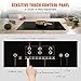 VEVOR Built-in Induction Electric Stove Top 30 Inch,5 Burners Electric Cooktop,9 Power Levels & Sensor Touch Control,Easy to Clean Ceramic Glass Surface,Child Safety Lock,240V