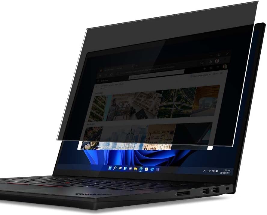 Privacy Screen Protector, compatible with Lenovo ThinkPad X1 Extreme Gen 5 non touch 16" Laptop Anti Spy Film TPU Guard （ Not Tempered Glass Protectors ）