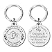 MXRSDF Grandpa Gifts from Granddaughter, Fathers Day Grandfather Keychain for Birthday Christmas, Metal Engraved