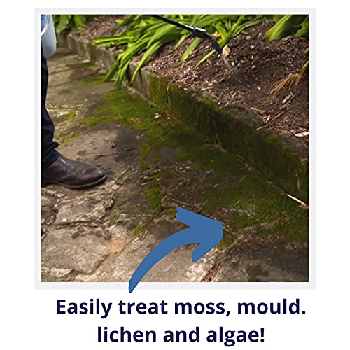 Wet & Forget Mould, Lichen & Algae Remover, Outdoor Patio Cleaner, Black Spot Remover, Bleach Free, 5L