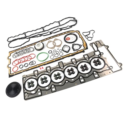 Image of 11117530262 Engine Overhaul Gasket Seals Kit Fits for 335i 135i E60 E90 E92 E89 E71 N54 3.0L Engine Rebuilding Gasket Aftermarket Parts
