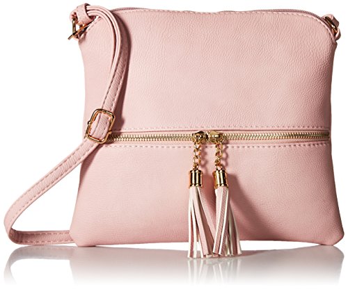 Image of Lightweight Medium Crossbody Bag with Tassel
