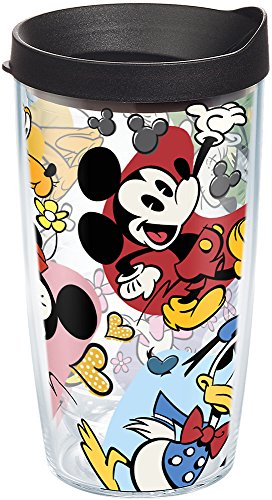 Tervis Disney - Classic Characters Tumbler With Wrap And Black Lid 16Oz, Clear #TOP13