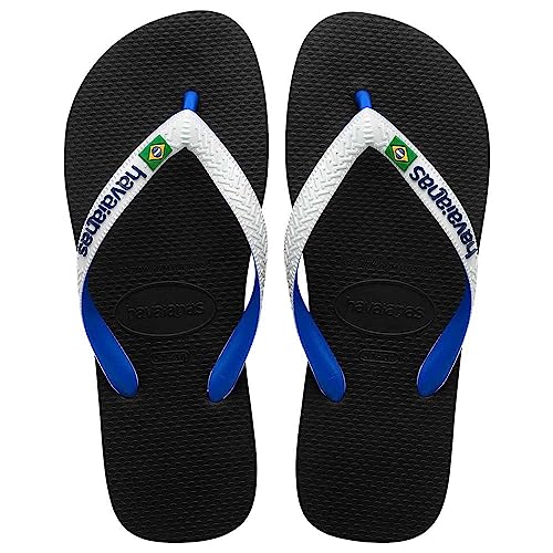 Chinelo Top Mix Brasil, Havaianas, Adulto Unissex, Preto, 41/42