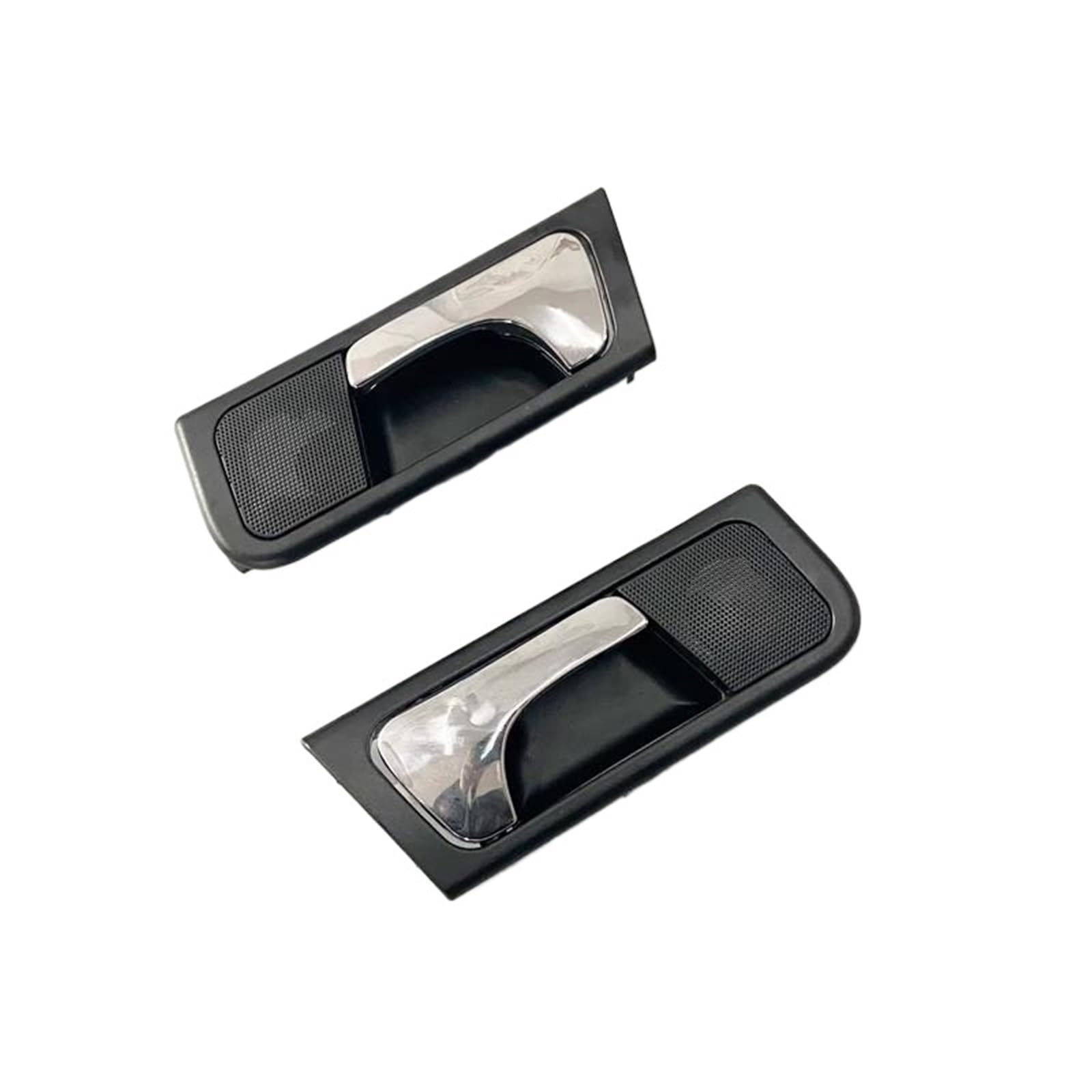 FHCBUTAE Front Door Inner Rear Inside Handle Chrome with Black for Buick for Excelle 2007-2013(Chrome 1 Pair)
