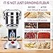 550g Grain Mill, 304 Stainless Steel Spice Grinder, 2000W High-speed Commercial Flour Mill, Superfine Flour Mill Grinder for Home, Grain Mill for Flour