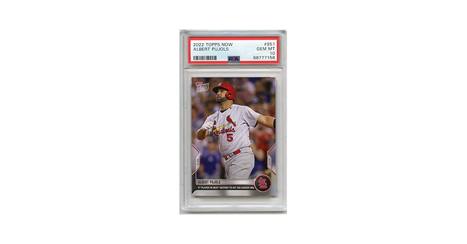 アルバート　プホルス　通算700回ホームラン　psa10 Amazon | ［PSA鑑定カード］ PSA10 Albert Pujols 2022 トップス
