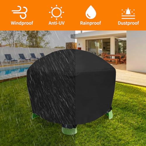 Kefit - Copertura Per Tavolo Da Gioco Per Bambini Little Tikes Spiralin' Seas Waterpark Waterpark, Copertura Per Tavolo Da Gioco Rotondo, Impermeabile, Antipolvere, Anti-Uv, Copertura Per Giocattoli - 4