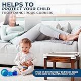 Hoffenbach 12x Baby Corner Protectors & 6.2m Soft Foam Edge Guard for Kids – Self-Adhesive Bumpers for Child Safety, Furniture, Desks, Tables – Safe & Durable – Wool White - Image 3