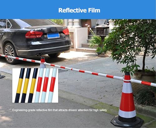 Barrière de signalisation routière barre conique extensible construction - 5