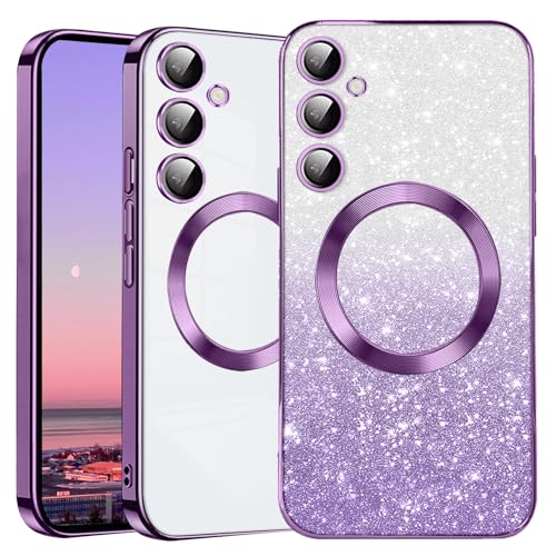 Coque silicone Samsung S24 FE girly aimantée anti-choc avec filtre caméra