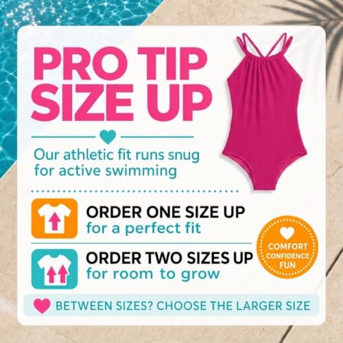 Image of Kanu Surf Girls Jasmine Beach Sport Halter One Piece Swimsuit