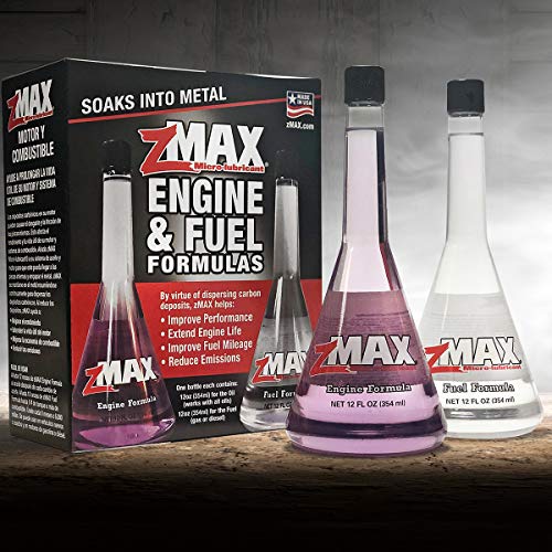 Zmax 51-011 - Engine & Fuel Formula Kit - Easy To Use - Reduces Carbon Build-Up & Lubricates Metal Extending Life Of Car Or Truck - Runs Efficiently, Improving Gas Or Diesel Mileage - 12 Oz. Each #TOP1