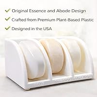 Vista 2 de Soporte para Barra de Champú Sólido – Jabonera Multi-Barra con Drenaje – Organizador de Baño para Barra de Jabón, Barra de Champú y Barra de Blanco